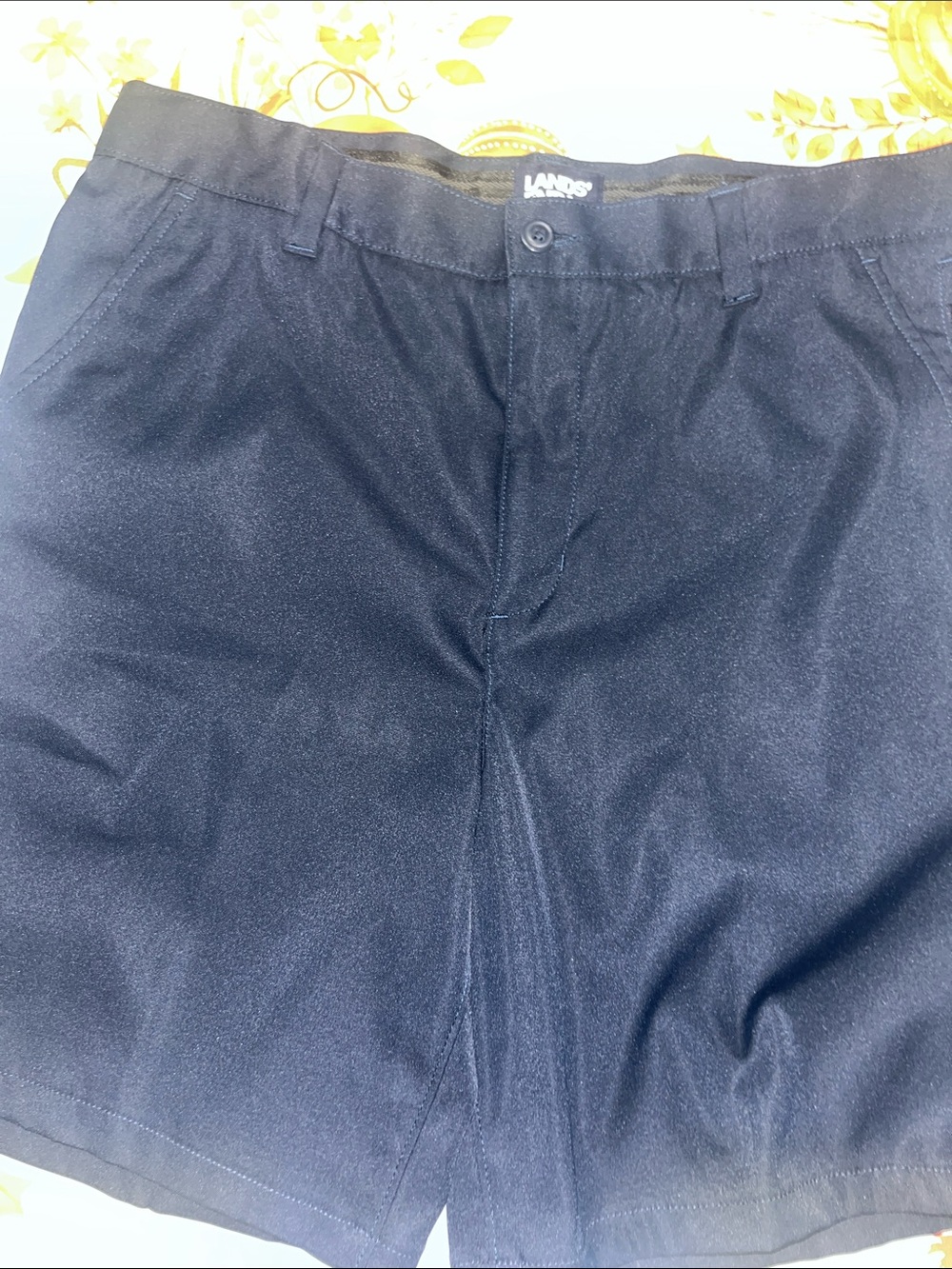 Dark Navy Flat-Front kids Shorts